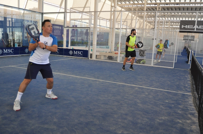 Escuela de pádel del banco ING